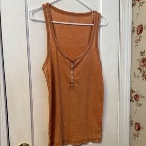🧡 Aerie Rust Tank Top Sz XL